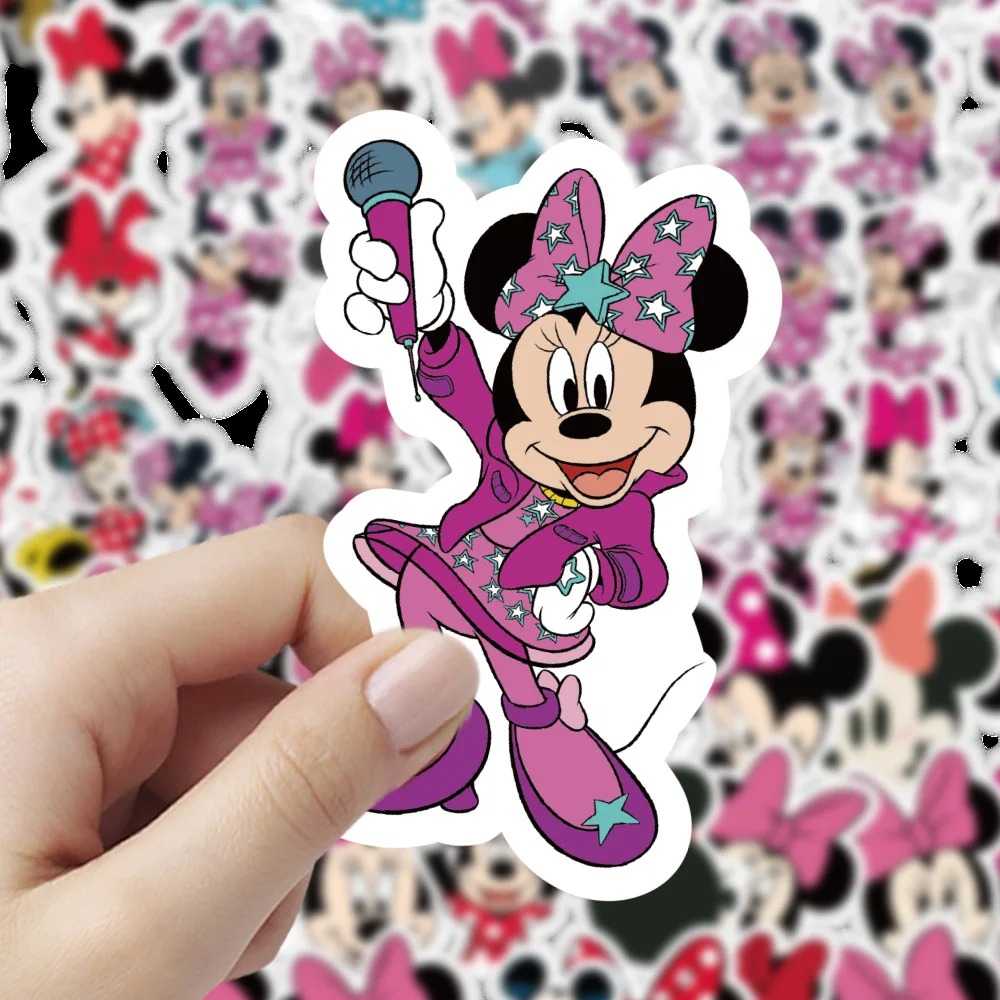 Laptop Accessories Mouse - 50pcs Disney Cartoon Minnie Mouse Stickers