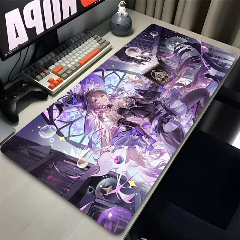 Laptop Accessories For Gaming - Mouse Pad Kawaii Magic Anime Girl