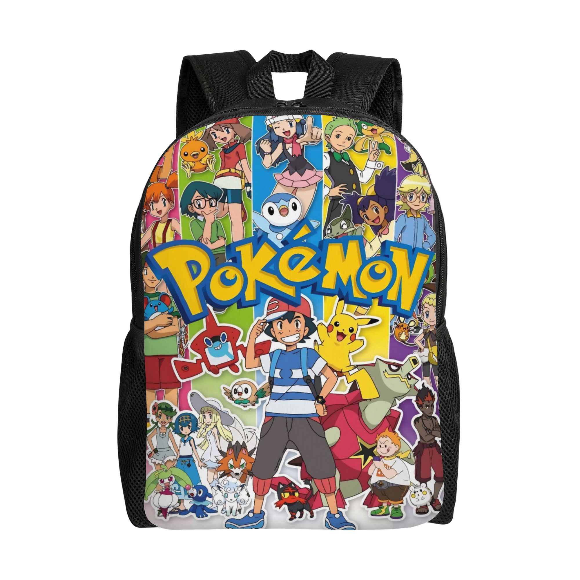 Laptop Accessories Bag For Men - Pokemon Cartoon Backpack for Men Women