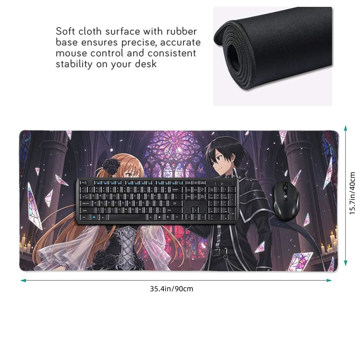 Large Mouse Pad Sword Art Onli - Laptop Accessories Online reseña y precio