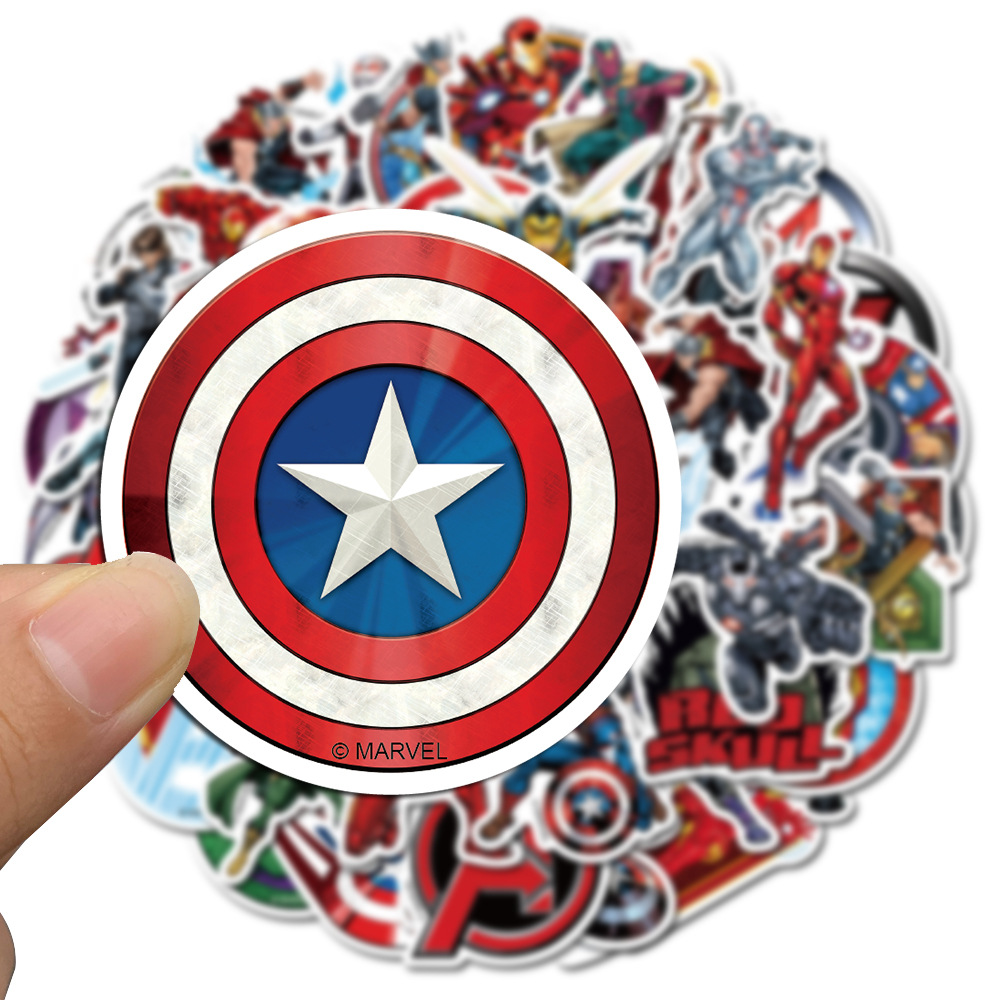 New 50pcs Marvel Stickers Anim - Laptop Accessories Gifts For Men reseña y precio