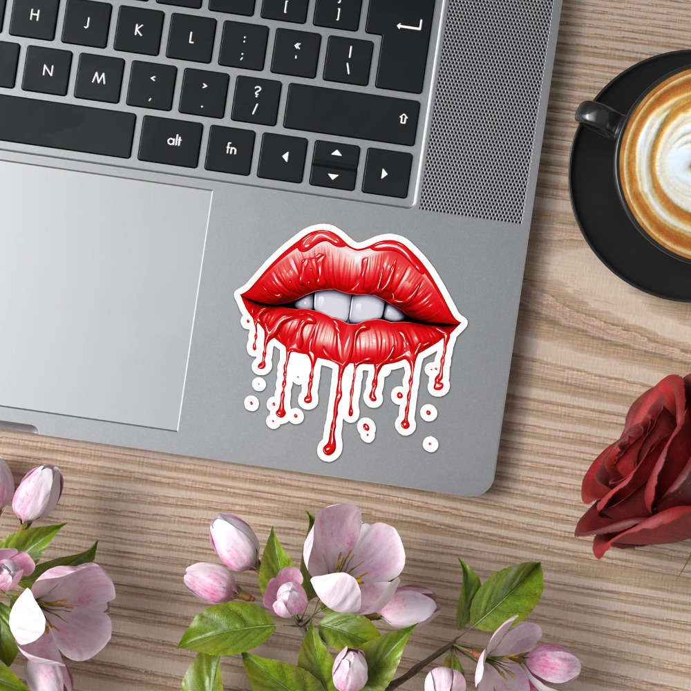 Dripping Red Lips New Must Hav - Laptop Accessories You Must Have reseña y precio
