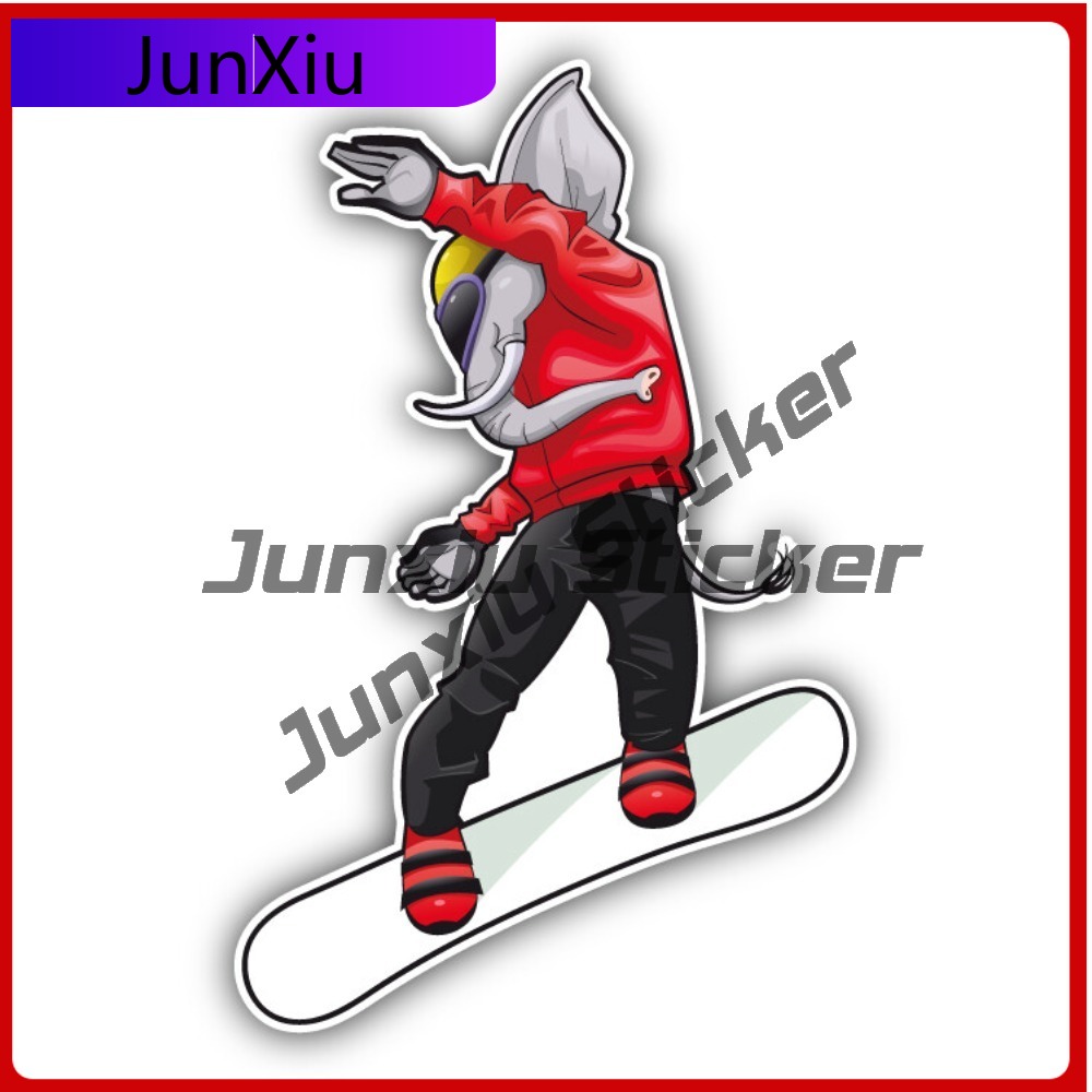 Elephant Snowboarder Car Eye C - Laptop Accessories You Must Have reseña y precio