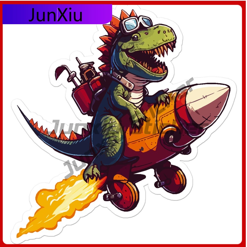 Dinosaur On Rocket Unique Must - Laptop Accessories You Must Have reseña y precio