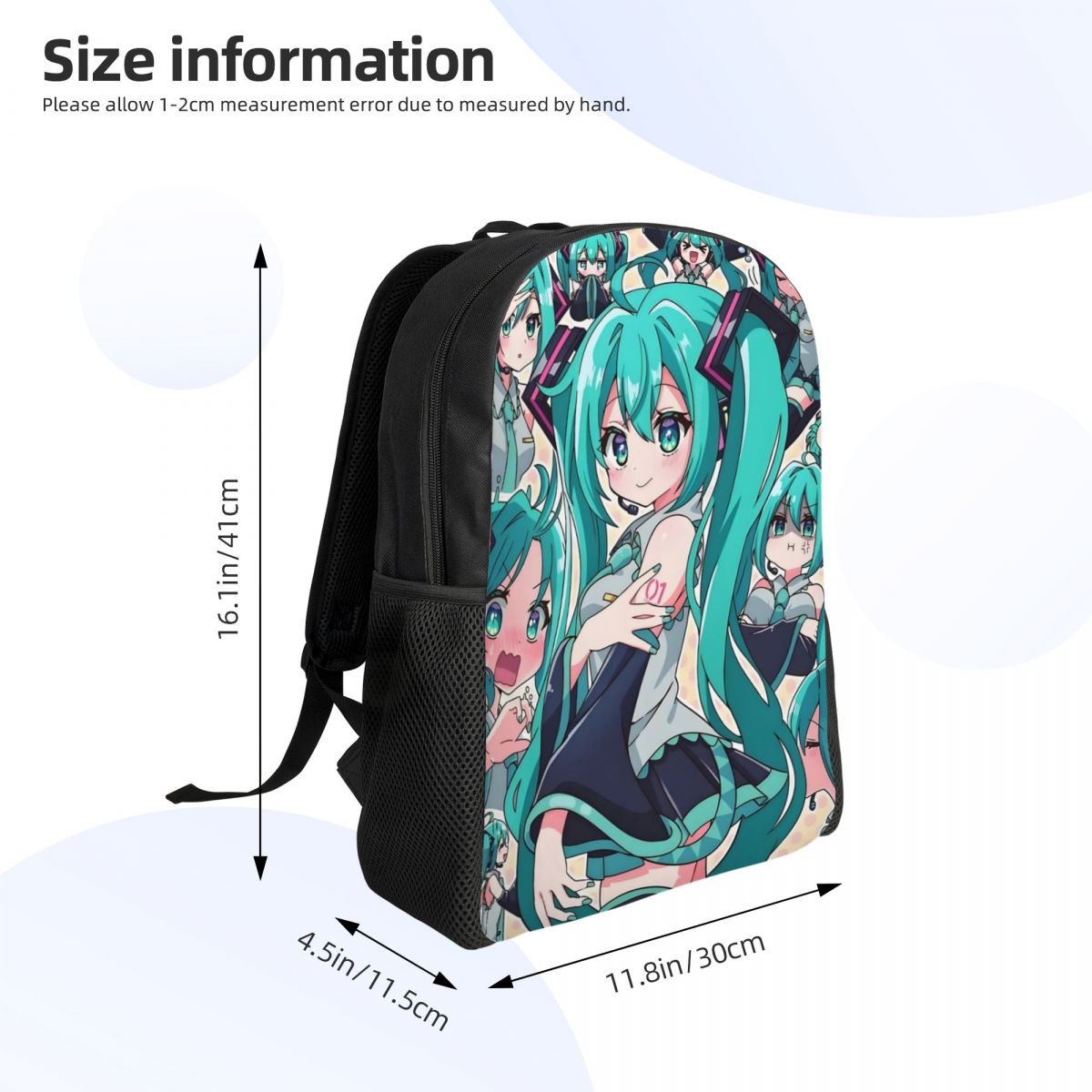 Custom Comics H-Hatsuned M-Mik - Laptop Accessories Bag For Men reseña y precio