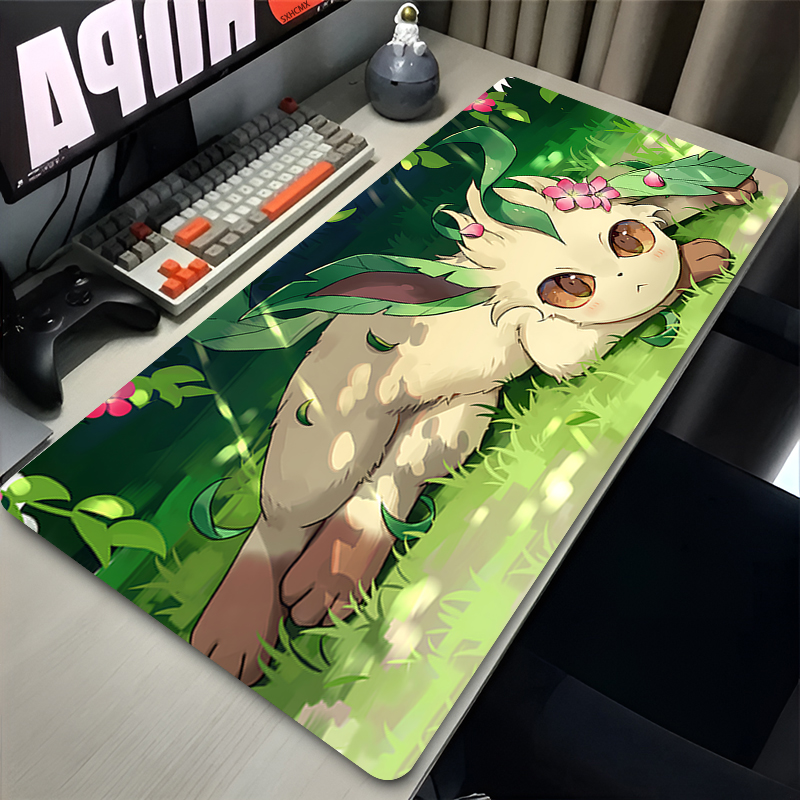 Mouse Pad Gamer P-pokemon Leaf - Laptop Accessories For Gaming reseña y precio