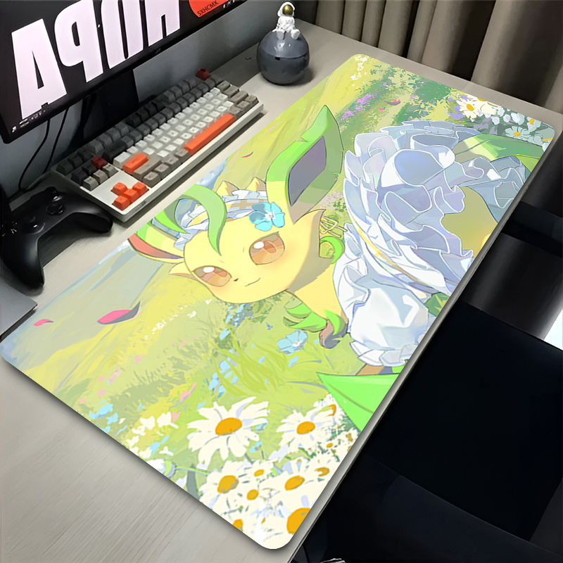 Mouse Pad Gamer P-pokemon Leaf - Laptop Accessories For Gaming reseña y precio