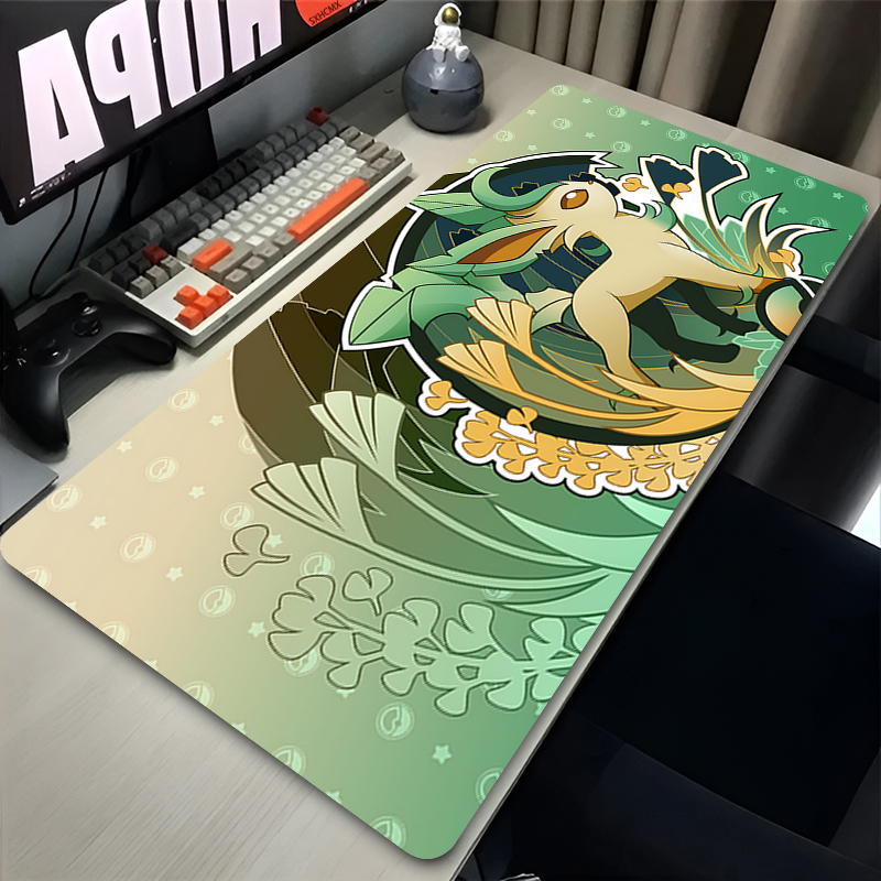 Mouse Pad Gamer P-pokemon Leaf - Laptop Accessories For Gaming reseña y precio