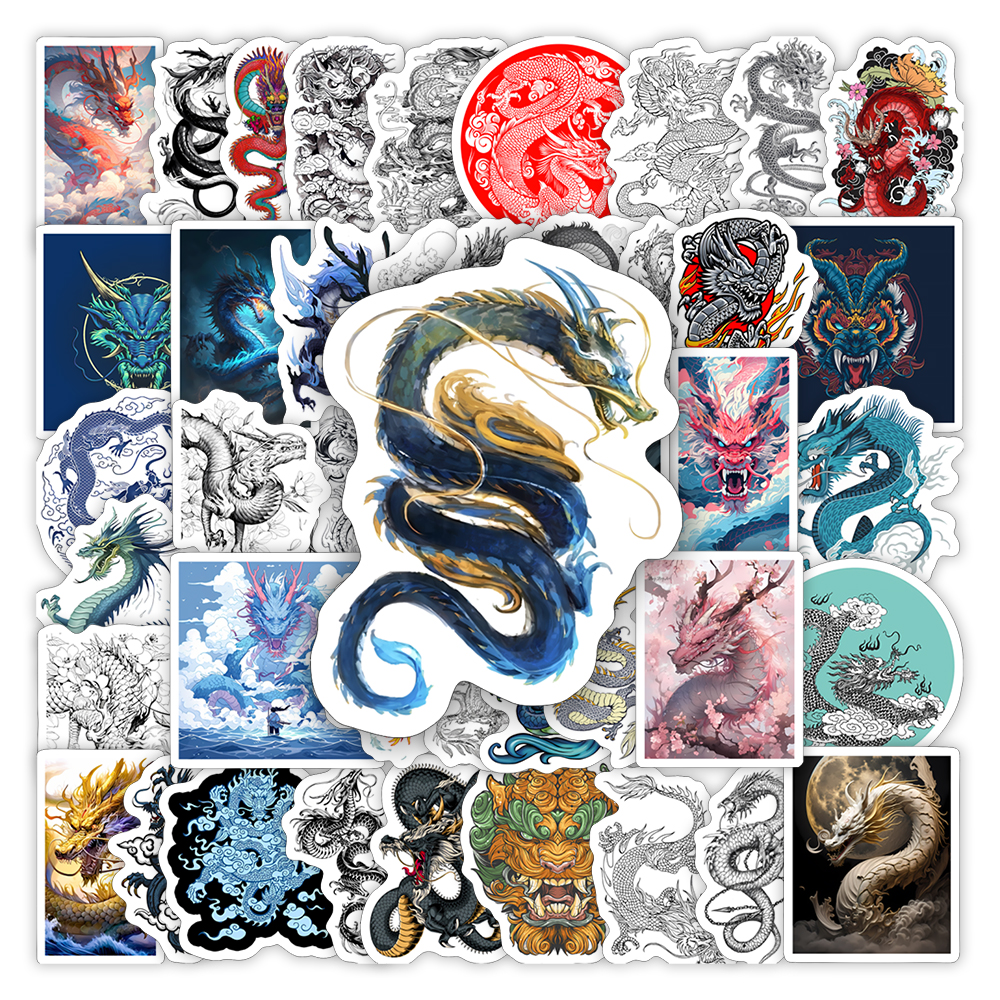 Cool Chinese Dragon Stickers D - Laptop Accessories Cool reseña y precio