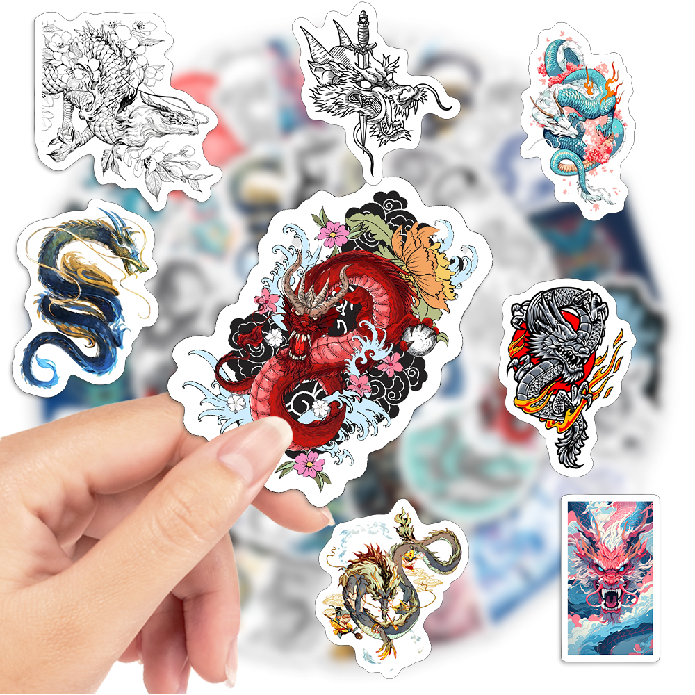 Cool Chinese Dragon Stickers D - Laptop Accessories Cool reseña y precio
