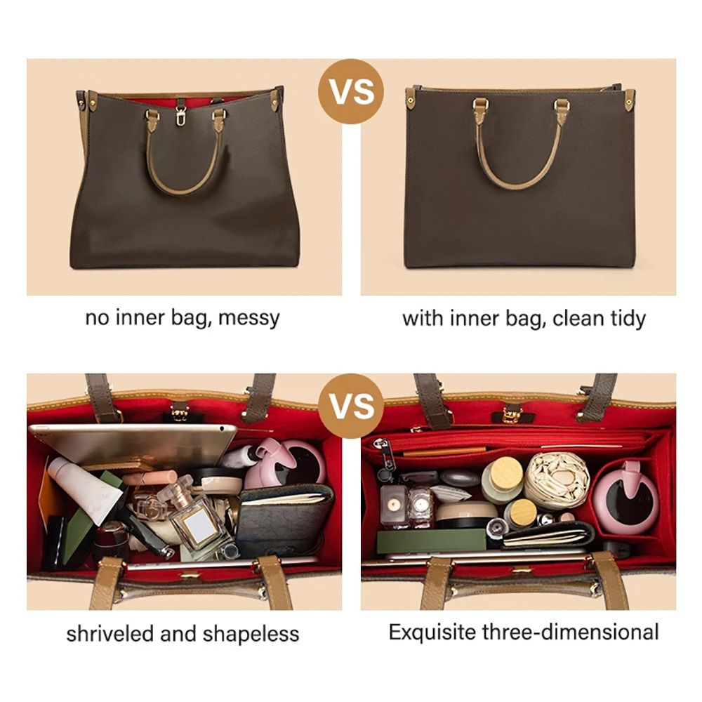 Felt Insert Liner Purse Bag Or - Laptop Accessories Must Have reseña y precio