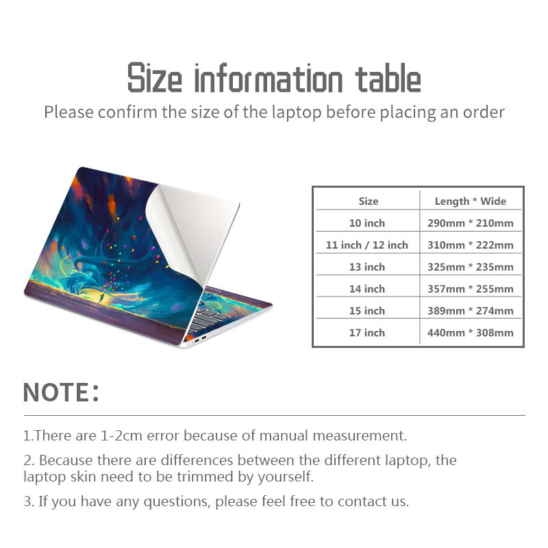 DIY Laptop Skins Stickers Note - Victus Laptop Accessories reseña y precio