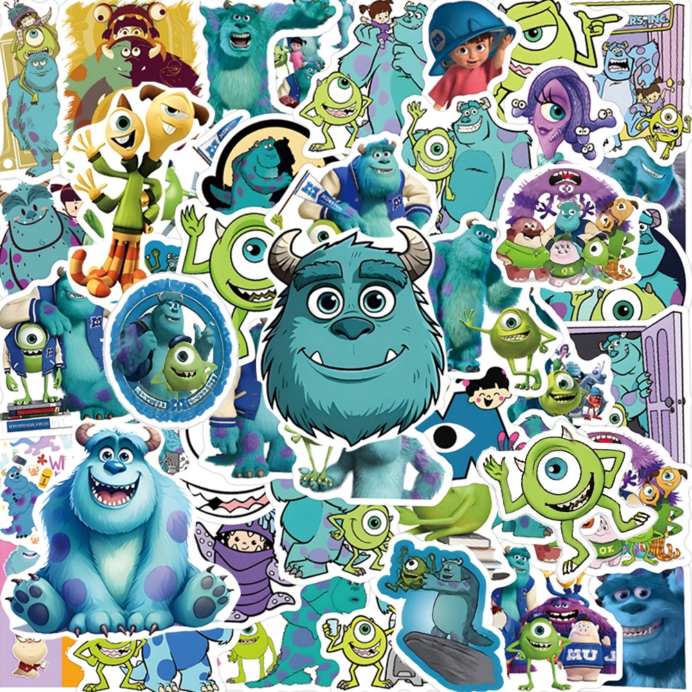 60pcs Disney Funny Anime Monst - Laptop Accessories Cool reseña y precio