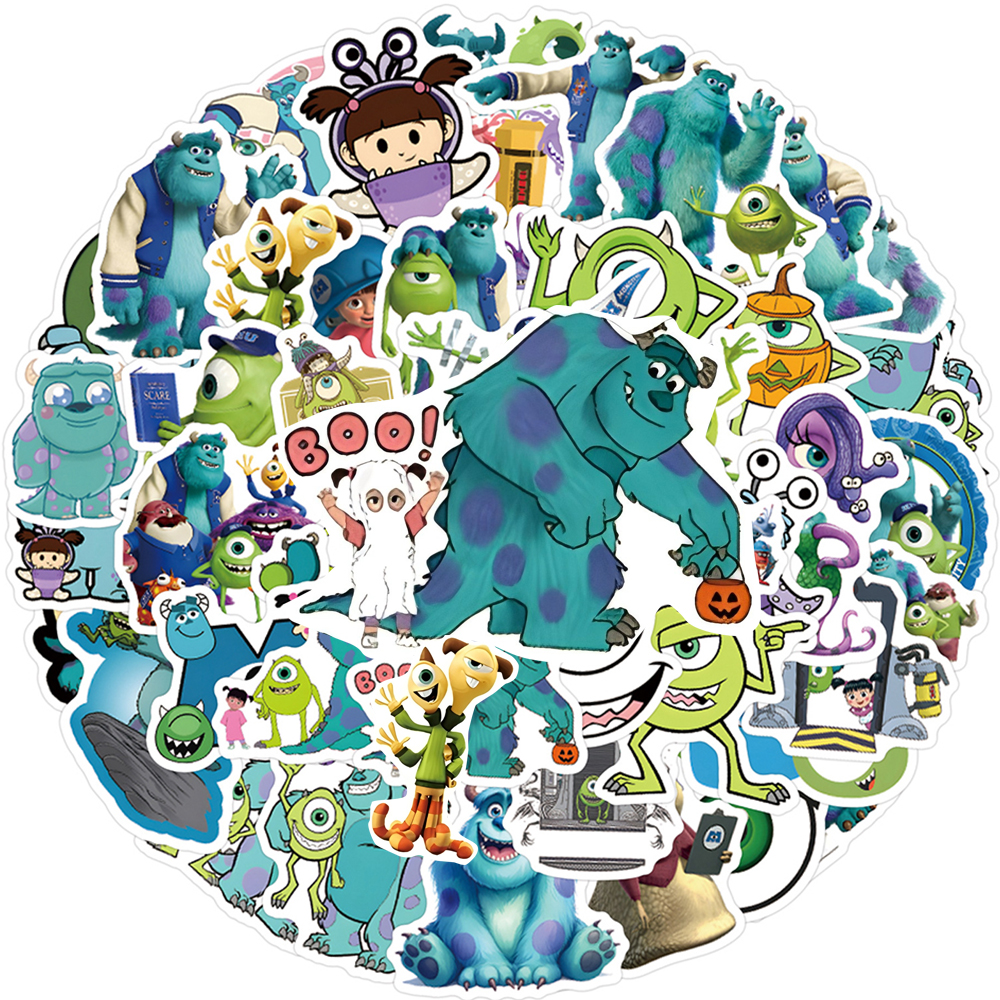 60pcs Disney Funny Anime Monst - Laptop Accessories Cool reseña y precio