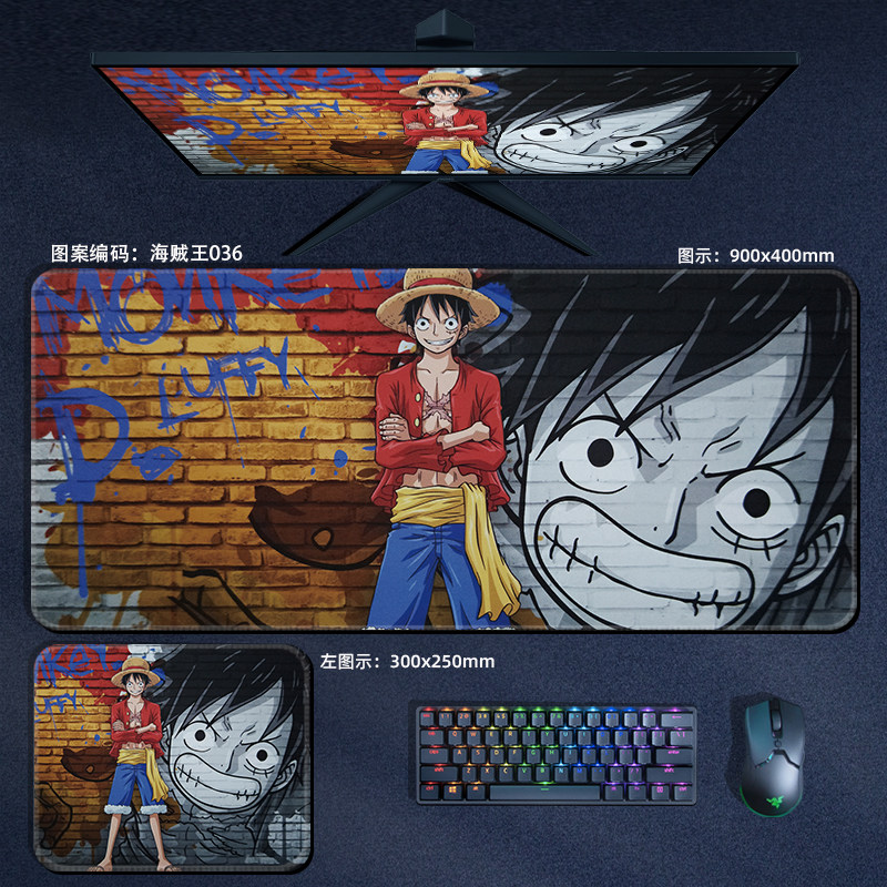Anime ONE PIECE Leather Mouse  - Laptop Accessories Mouse reseña y precio