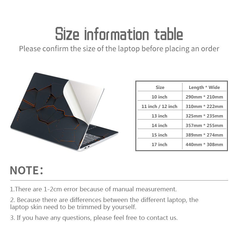 DIY Geometry Cover Laptop Skin - Victus Laptop Accessories reseña y precio