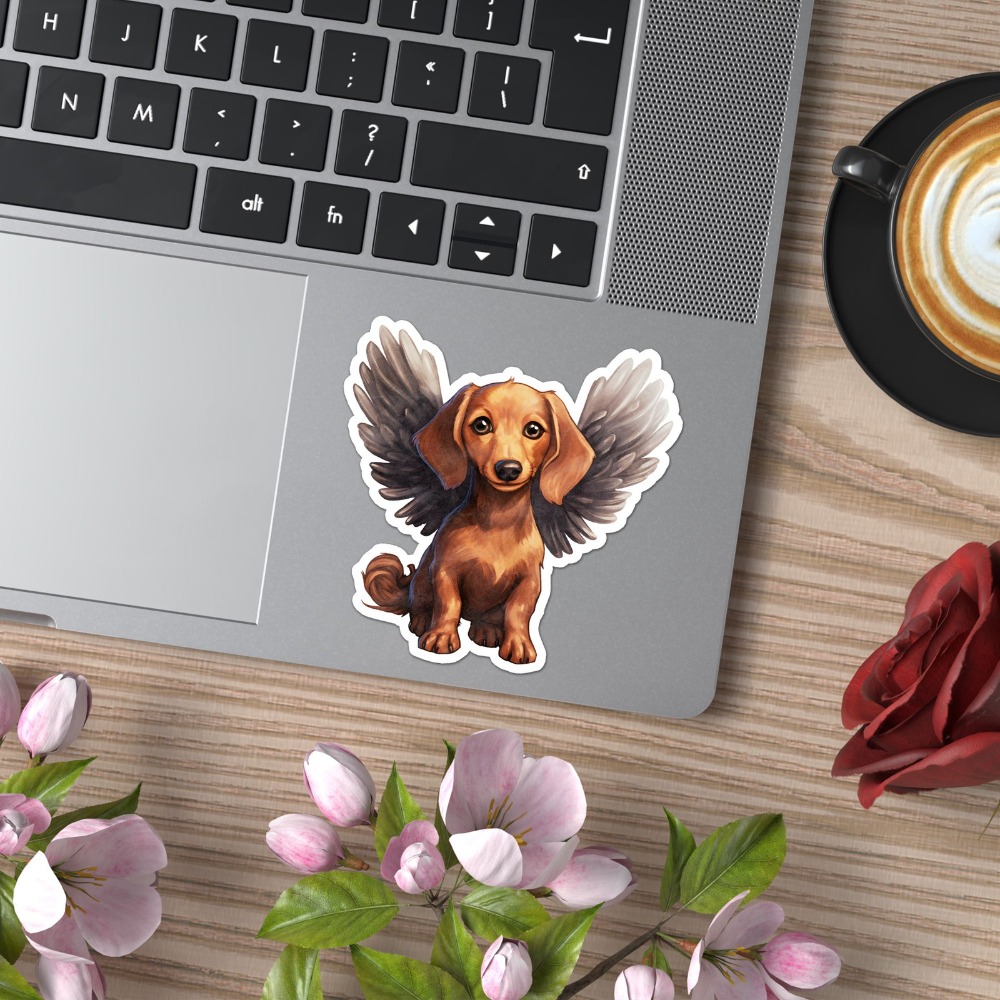 Dachshund Angel Vinyl New Must - Laptop Accessories You Must Have reseña y precio
