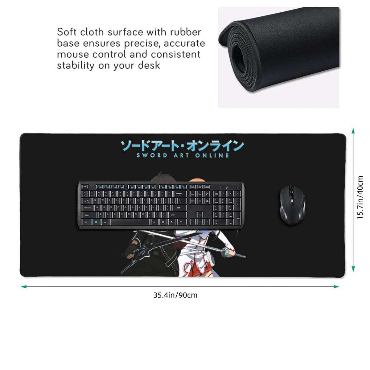 Large Mouse Pad Sword Art Onli - Laptop Accessories Online reseña y precio